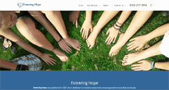 Desktop Screenshot of fosteringhope.net